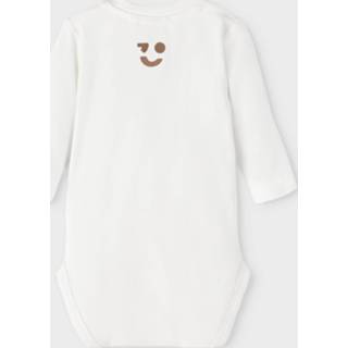 👉 Rompertje katoen meisjes wit Rompertje/body 'NDNDENVER' 5715221417074