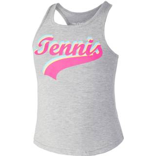 👉 Tanktop grijs meisjes Tennis-Point Tennis Signature 4058061070742