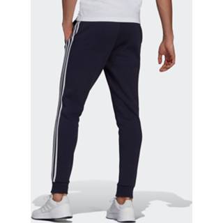 👉 Joggingbroek blauw l mannen Adidas essentials fleece tapered cuffed heren 4062065106208