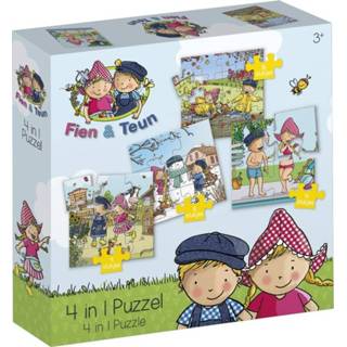 Puzzel nederlands kinderpuzzels Fien & Teun - 4 In 1 8714274192010