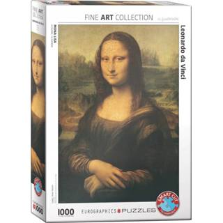 👉 Puzzel kunst legpuzzels Mona Lisa - Leonardo da Vinci (1000 stukjes) 628136612036