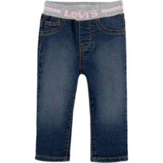 👉 Skinny jeans katoen mix meisjes blauw kinderen roze Levi's® Kids Pull-On Westthird-Pink 3665115247305