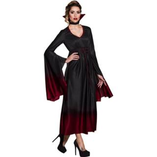 👉 Polyester Color-Zwart vrouwen Boland kostuum Vampire madam dames maat 44/46 8712026791085