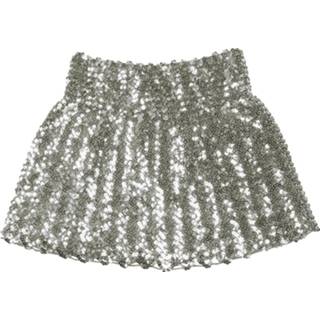 Minirok polyester zilver One-Size Color-Zilver vrouwen Boland minirokje dames pailletjes one size 8712026017222