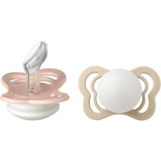 👉 Silicone kleurrijk meisjes BIBS Soother Couture Blush en Vanille 0-6 maanden, 2 stuks. 5713795222438