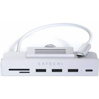 👉 Zilver Satechi USB-C Clamp Hub for 24 inch iMac silver 810086360116