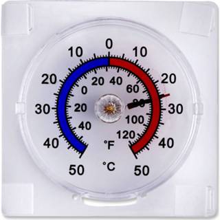 Transparant wit Blokker Raamthermometer 8716201287721