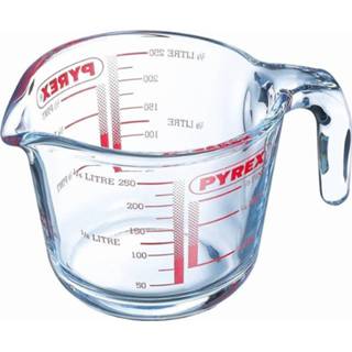 👉 Maatbeker glas transparant Pyrex - 0,25 Liter 3426470263733