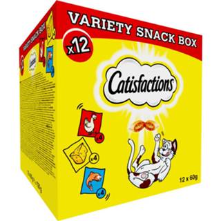 👉 Kattensnack active Catisfactions Kattensnacks Megabox 12 x 60 gr 4008429148002