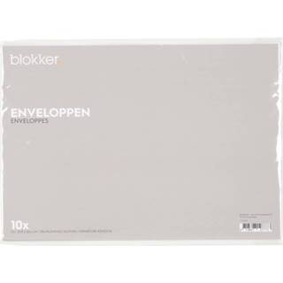 Envelop Blokker 22,9x32,4 Cm 10 Stuks 8718827107773