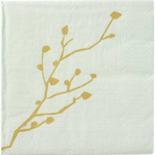 Servet groen Blokker Servetten Takje - 33 X Cm 7321011789368