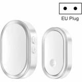👉 Afstandsbediening zilver active CACZI A99 Home Smart DOORBELL OUDERLY PAGER, STIJL: EU-stekker (zilver)
