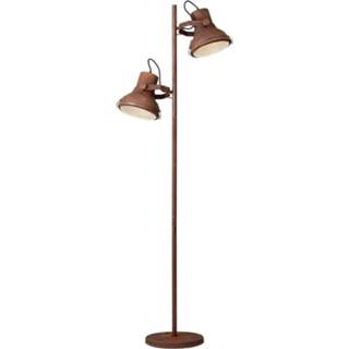 👉 Staande lamp Brilliant Frodo 98943/60 LED E27 120 W Roest 4004353285332