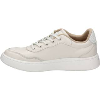 👉 Lage sneakers glad leer vrouwen wit Woden Evelyn 8720251393721 872025139375