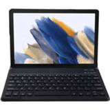👉 Toetsen bord azerty Keyboard Case zwart Samsung Galaxy Tab A8 Hoes met Toetsenbord - Slimline 8720684146017