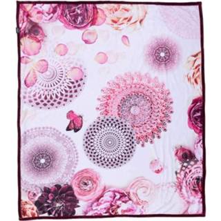 👉 Bordeaux wit polyester One Size Color-Rood Hip plaid Jamuna 130 x 160 bordeaux/wit 8717285135038