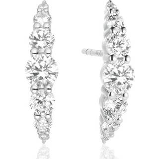 👉 Oorknop One Size array Sif Jakobs SJ-E42118-CZ-SS Oorknoppen Belluno zilver-zirconia 19 x 4,5 3,3 mm 5710698075703
