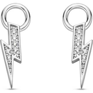 👉 One Size array TI SENTO-Milano 9245ZI Oorringbedels Bliksem zilver-zirconia 10 x 19 mm 8717828238011