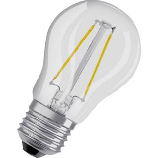 👉 OSRAM 4058075434325 LED-lamp Energielabel F (A - G) E27 Peer 1.5 W = 15 W Warmwit (Ø x l) 45 mm x 77 mm 1 stuk(s)