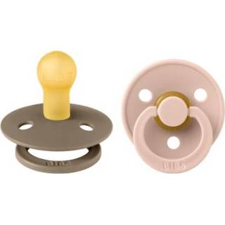 👉 Eik meisjes kleurrijk BIBS Soother Colour Donkere Eik/ Blush 0-6 maanden, 2 st. 5713795110124