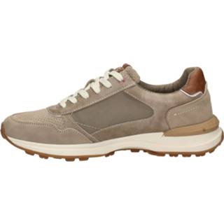👉 Lage sneakers kunstleder men taupe Mustang 8720251456716