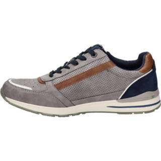 👉 Lage sneakers kunstleder men grijs Mustang 8720251456389 872025145642