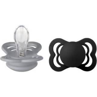 👉 Speen silicone kleurrijk meisjes zwart BIBS fopspeen Supreme Wolk/ Black 0-6 maanden, 2 st. 5713795199266