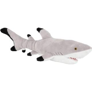 👉 Knuffel multi pluche kinderen dieren Rifhaai van 55 cm