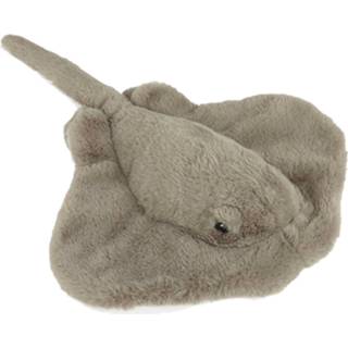 👉 Knuffel grijze grijs pluche kinderen zeedieren Rog van 43 cm