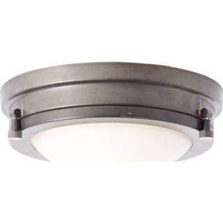 👉 Plafondlamp metaal landelijk zilver Blizzard III, Brilliant Living 4004353330001