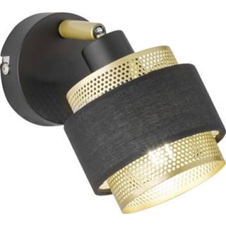 👉 Grove zeef zwart goud WOFI 11646 LED-plafondlamp E14 28 W LED Zwart/goud 4003474394404