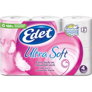 👉 Toiletpapier Edet Ultra Soft - 6 Rollen 7322540737790