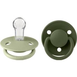 👉 Speen kleurrijk jongens donkergroen BIBS Fopspeen De Lux Sage/Hunter Green 0-36 mnd, 2 st. 5713795200672