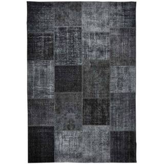 👉 Patchwork Vloerkleed Donker Groen Balaclava, 200x300