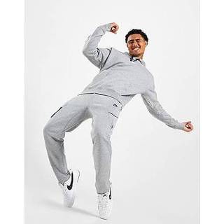 👉 Nike Nike Sportswear Tech Fleece Praktische herenbroek - Dark Grey Heather/Black/Black - Heren, Dark Grey Heather/Black/Black