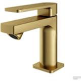 👉 Fonteinkraan Geborsteld messing PVD Hotbath Gal Mengkraan 12.8 cm 8720512331189