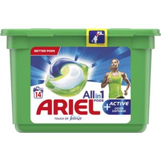 👉 Ariel Allin1 Pods +Actieve Geurbestrijding Wasmiddelcapsules 14 Wasbeurten 8001841625898