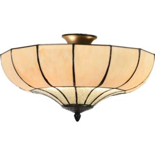 👉 Plafondlamp Clayre & Eef Tiffany Ø 46*25 Cm E27/max 2*60w 5ll-5982 8717459690738