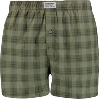 👉 Groen katoen s Levi's block stripe woven boxers 2P 8720245184076