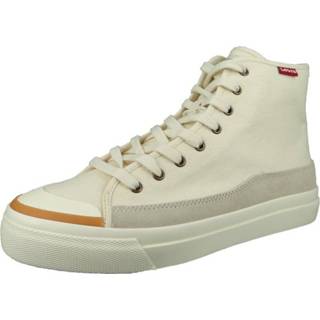 👉 Veterschoenen textiel wit Levi's 7613417671713