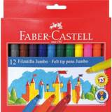 👉 Vilt stift karton Color-GeenKleur GeenKleur One Size Viltstiften Faber Castell Jumbo 12 stuks etui 8591272000697