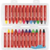 👉 Waskrijt wax One Size Color-Meerkleurig Faber Castell Jumbo junior 8 cm 24 stuks 4005401200345