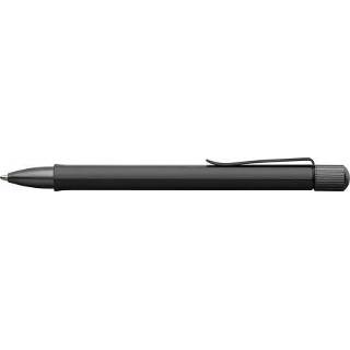 👉 Balpen aluminium staal One Size Color-Zwart Faber Castell Hexo B 16 cm aluminium/staal matzwart 4005401405771