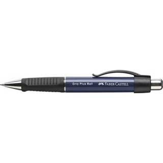 👉 Balpen blauw staal m One Size Color-Blauw Faber Castell Grip Plus 13,5 cm metallic 4005401407324