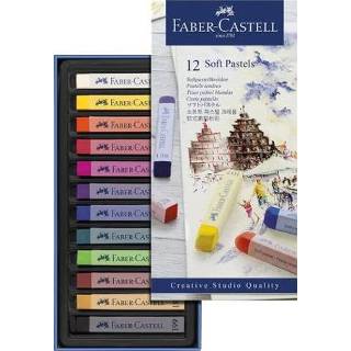 👉 Pastelkrijt One Size Color-GeenKleur Faber Castell Creative Studio Softpastel 12 delig etui 4005401283126