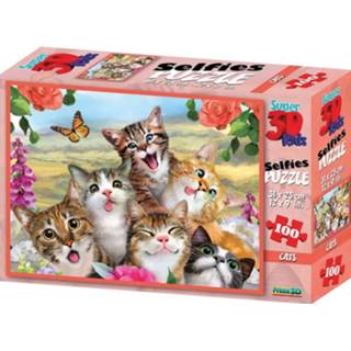 👉 Puzzel no color Philos 3D Cat Selfie 4014156090323