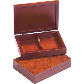 👉 Speelkaart houten no color Philos opberg box voor speelkaarten 4014156066502