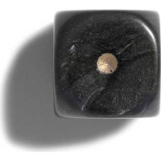 👉 Dobbelsteen zwart parelmoer Color-Zwart Philos dobbelstenen 12mm 36st. 4014156071230