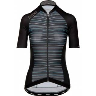 👉 Bioracer - Women's Sprinter Jersey S/S Coldblack Light Subli - Fietsshirt maat XL, zwart