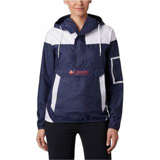 Windbreaker zwart blauw XS vrouwen Columbia - Women's Challenger Vrijetijdsjack maat XS, zwart/blauw 193553475408